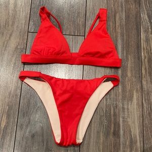 PacSun Bright Red Bikini